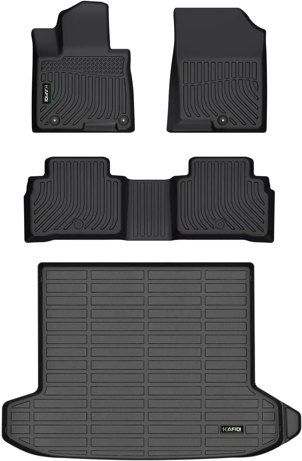 Custom Fit All-Weather Car Floor Mats & Cargo Liner for 2022-2026 Hyundai Tucson (Non-Hybrid) - Black
Custom Fit All-Weather Car Floor Mats & Cargo Liner for 2022-2026 Hyundai Tucson (Non-Hybrid) - Black
