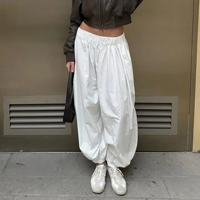 High Waist Loose Wide Leg Pants Pure Cotton Casual White Trousers Autumn Winter Women's Fashion Commute Style Trousers
High Waist Loose Wide Leg Pants Pure Cotton Casual White Trousers Autumn Winter Women's Fashion Commute Style Trousers