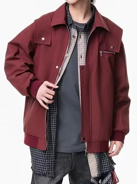 American Sle Loose Fit Zipper Workwear Jaet Long Sve Baseball Design Haome Casual Coat Polyester Fiber Jaet
American Sle Loose Fit Zipper Workwear Jaet Long Sve Baseball Design Haome Casual Coat Polyester Fiber Jaet