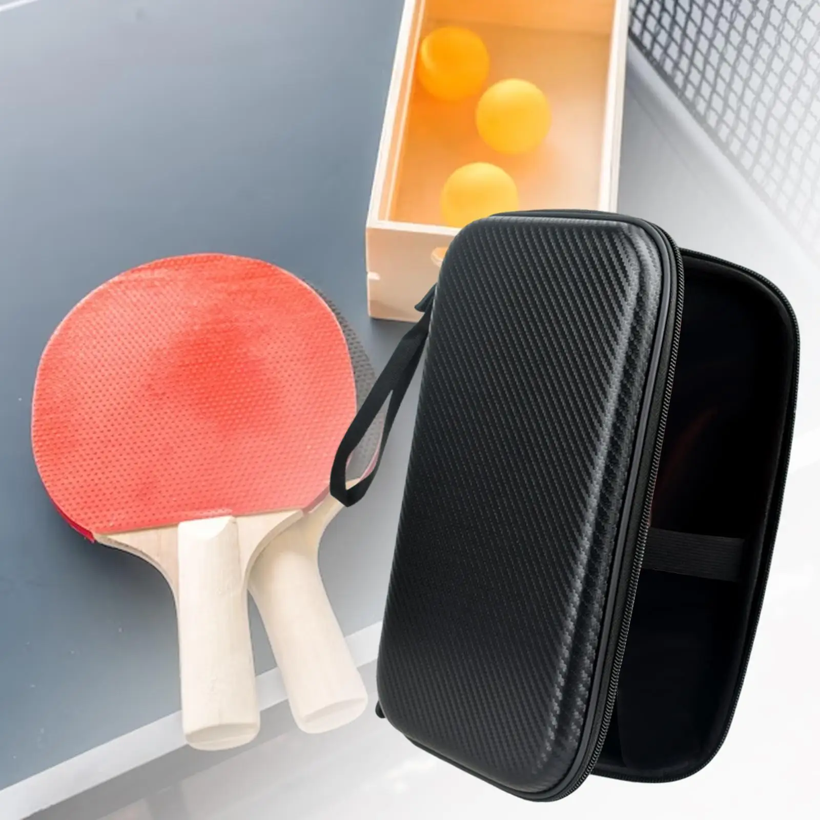 Ping Pong Paddle Case, Pickleball Racket Cover Zipper Closure Container Table Tennis Racket Cover for Outdoor, Competition
Ping Pong Paddle Case, Pickleball Racket Cover Zipper Closure Container Table Tennis Racket Cover for Outdoor, Competition