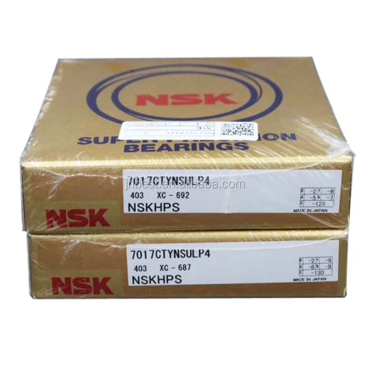 Machine Tool Spindle Bearing 7017 CTRDULP3 7017CTYNSULP4 NSK angular contact ball bearing 7216 ACD / P4ATBTB 7017
Machine Tool Spindle Bearing 7017 CTRDULP3 7017CTYNSULP4 NSK angular contact ball bearing 7216 ACD / P4ATBTB 7017