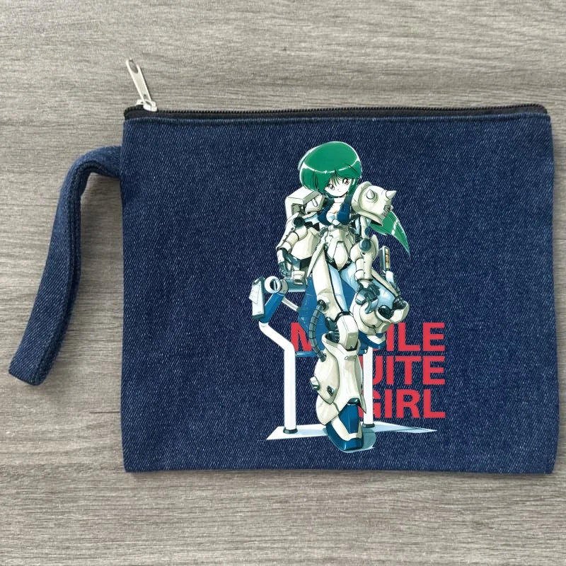 Macross Super Robot Skull One VF U.N. Spacy Distressed Canvas Makeup Bag Portable Travel Denim Cosmetic Bag with Zipper 
Macross Super Robot Skull One VF U.N. Spacy Distressed Canvas Makeup Bag Portable Travel Denim Cosmetic Bag with Zipper