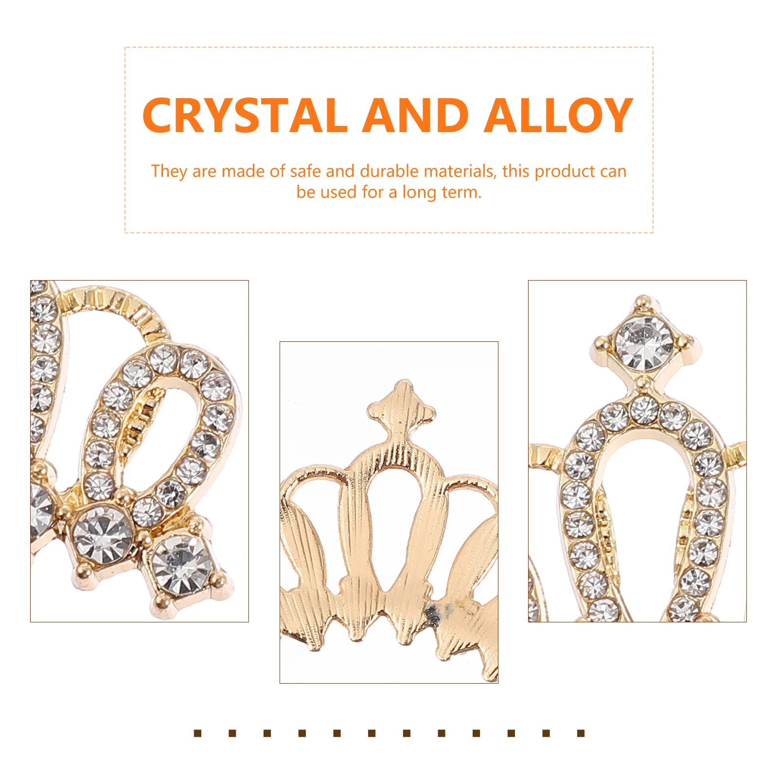 10pcs Crown Hair Accessories Tiara Charms Decorative Embellishments For Diy Crafts Jewelry Making Women Alloy Dress
10pcs Crown Hair Accessories Tiara Charms Decorative Embellishments For Diy Crafts Jewelry Making Women Alloy Dress