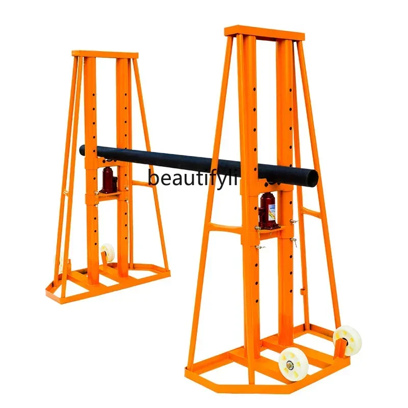 A Large electric hydraulic lifting, pay-off bracket 10 tons 15 tons porous heavy lifting artifact
A Large electric hydraulic lifting, pay-off bracket 10 tons 15 tons porous heavy lifting artifact