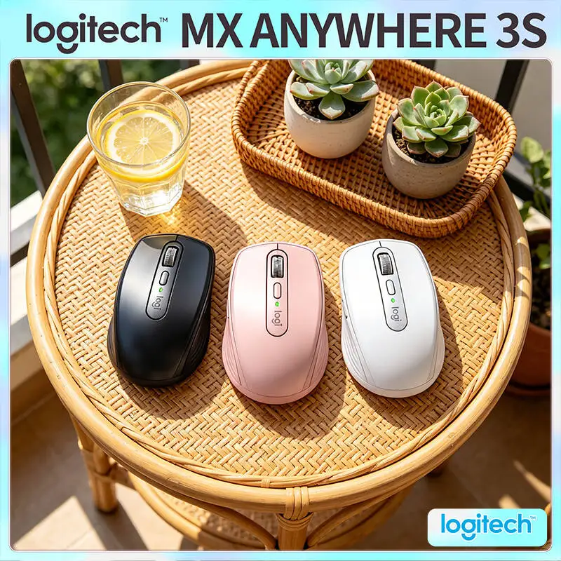 Logitech MX Anywhere 3S Office Mouse - 8000 DPI Glass Tracking, MagSpeed Scroll, 3-Device Bluetooth, USB-C Fast Charging
Logitech MX Anywhere 3S Office Mouse - 8000 DPI Glass Tracking, MagSpeed Scroll, 3-Device Bluetooth, USB-C Fast Charging