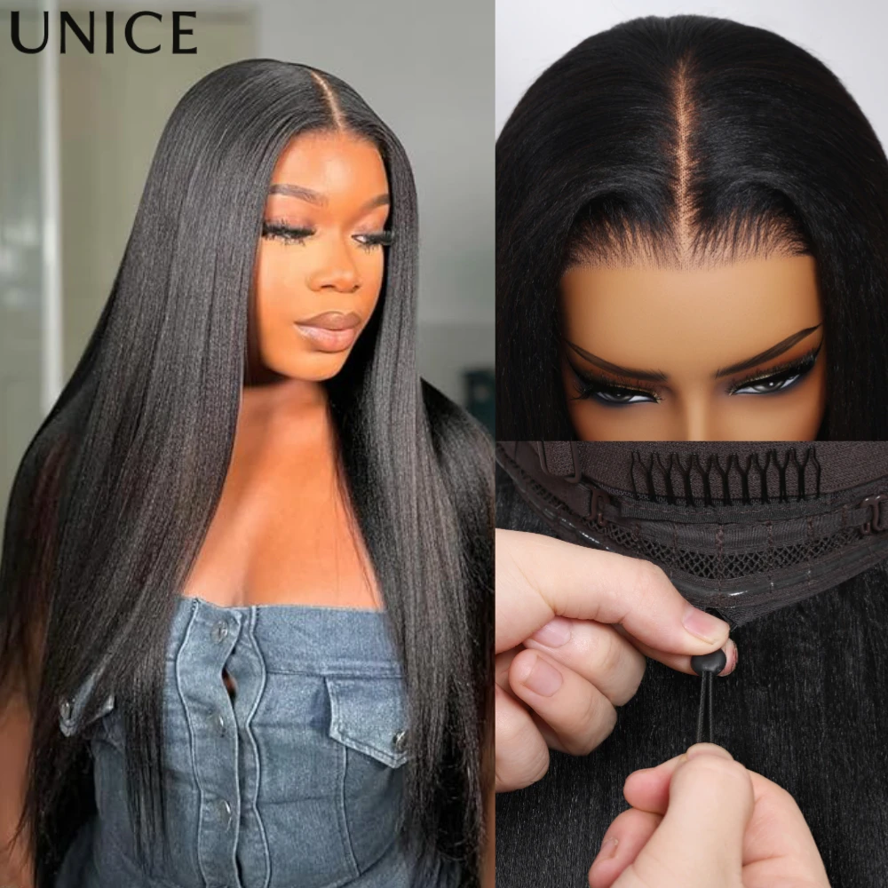 UNice Yaki Straight Wig 7x5 Lace Bye Bye Slip™ Glueless Wig Human Hair Ready To Wear 150% Density
UNice Yaki Straight Wig 7x5 Lace Bye Bye Slip™ Glueless Wig Human Hair Ready To Wear 150% Density