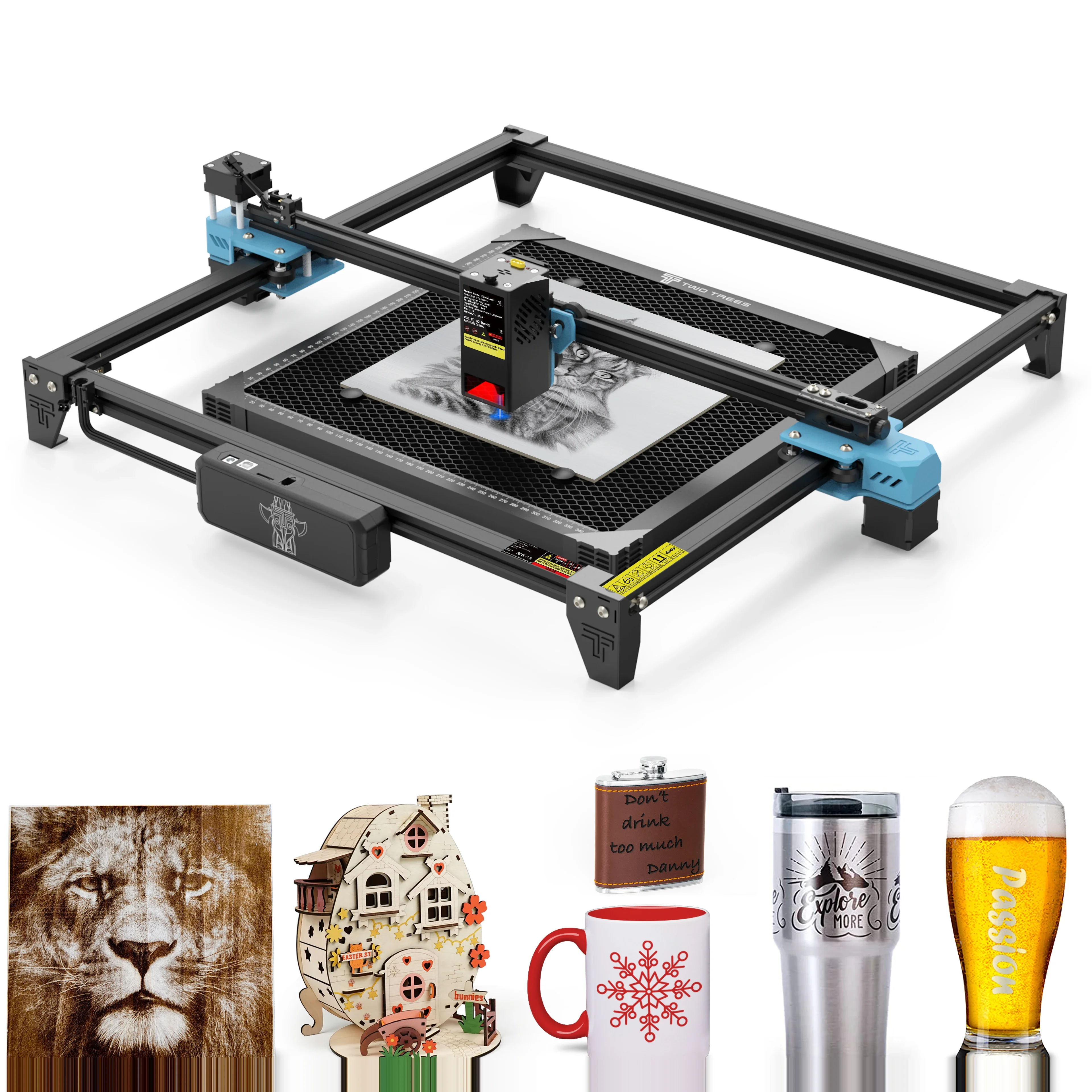 TwoTrees TTS-20 Pro Powerful las Engraver CNC las Engraving Machine Paper Wood Leather Cutting APP Control US/EU/AU/UK Plug
TwoTrees TTS-20 Pro Powerful las Engraver CNC las Engraving Machine Paper Wood Leather Cutting APP Control US/EU/AU/UK Plug