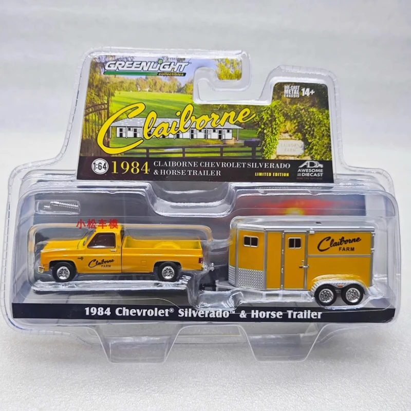 Greenlight 1:64 Scale 1984 Silverado & Horse Trailer Alloy Car Model Collection Display Toy
Greenlight 1:64 Scale 1984 Silverado & Horse Trailer Alloy Car Model Collection Display Toy