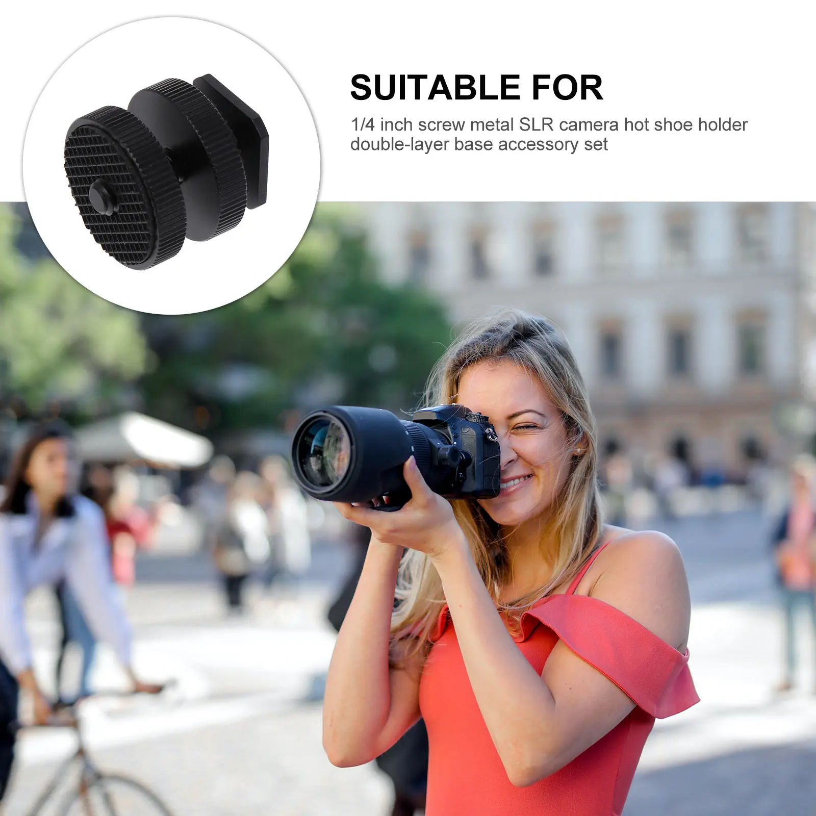 3PCS Hot Shoe Mount Adapter for Flash Holder DSLR Camera Rig Metal Cold Shoe Stand Tripod Screw Accessories Compatibility LED 
3PCS Hot Shoe Mount Adapter for Flash Holder DSLR Camera Rig Metal Cold Shoe Stand Tripod Screw Accessories Compatibility LED
