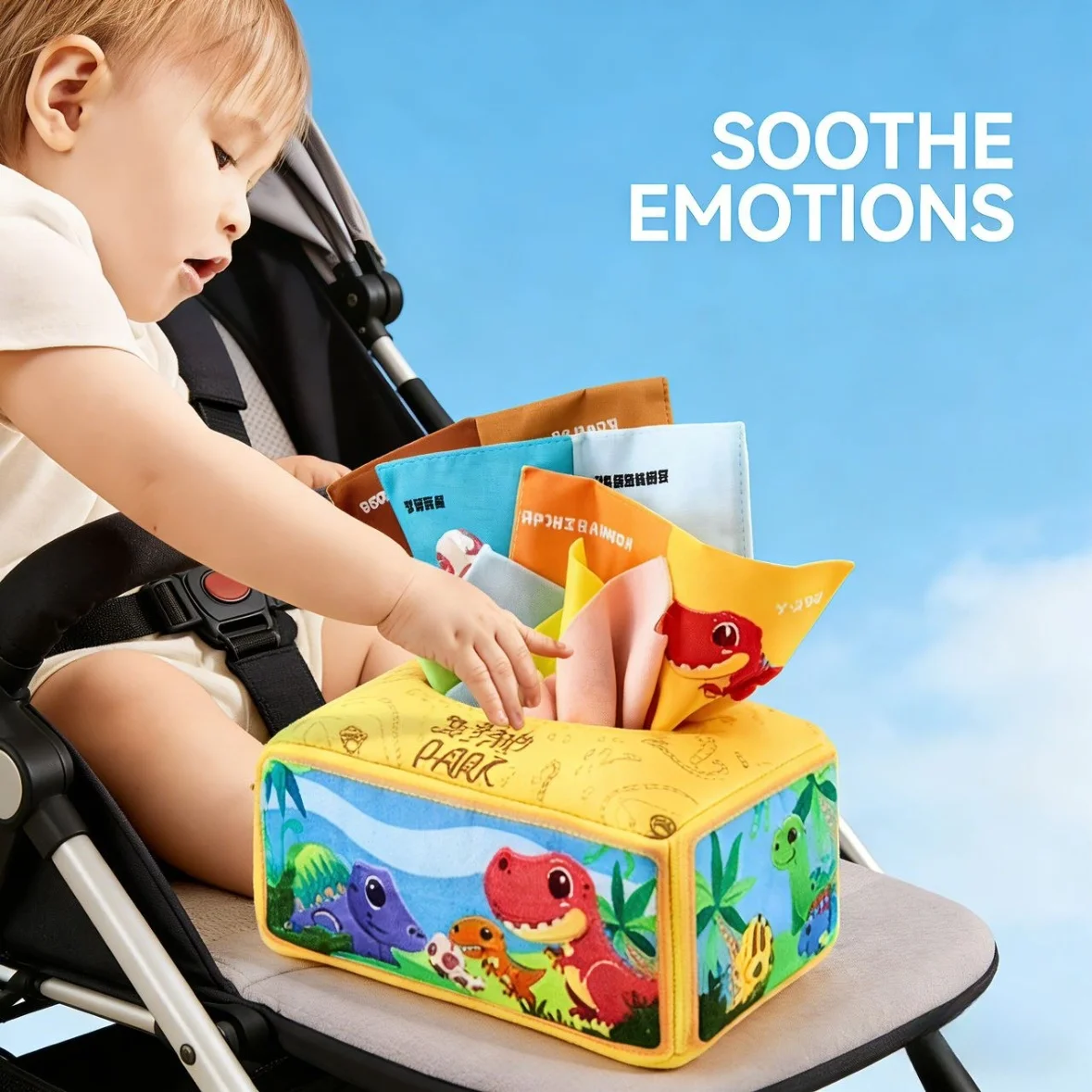 Montessori Baby Tissue Box Toy Pull Tissue Sensory Toy Early Educational Cloth Toy for Infants Newborn Toddlers 0-3 Years Old Fi
Montessori Baby Tissue Box Toy Pull Tissue Sensory Toy Early Educational Cloth Toy for Infants Newborn Toddlers 0-3 Years Old Fi