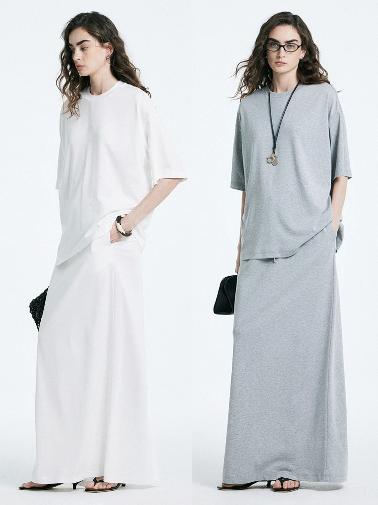 Thoransaura Linen Rayon Skin-friendly Loose Casual T-shirt Skirt Set Two-piece Summer Fashion Women's Clothing round Neck Sho...
Thoransaura Linen Rayon Skin-friendly Loose Casual T-shirt Skirt Set Two-piece Summer Fashion Women's Clothing round Neck Sho...