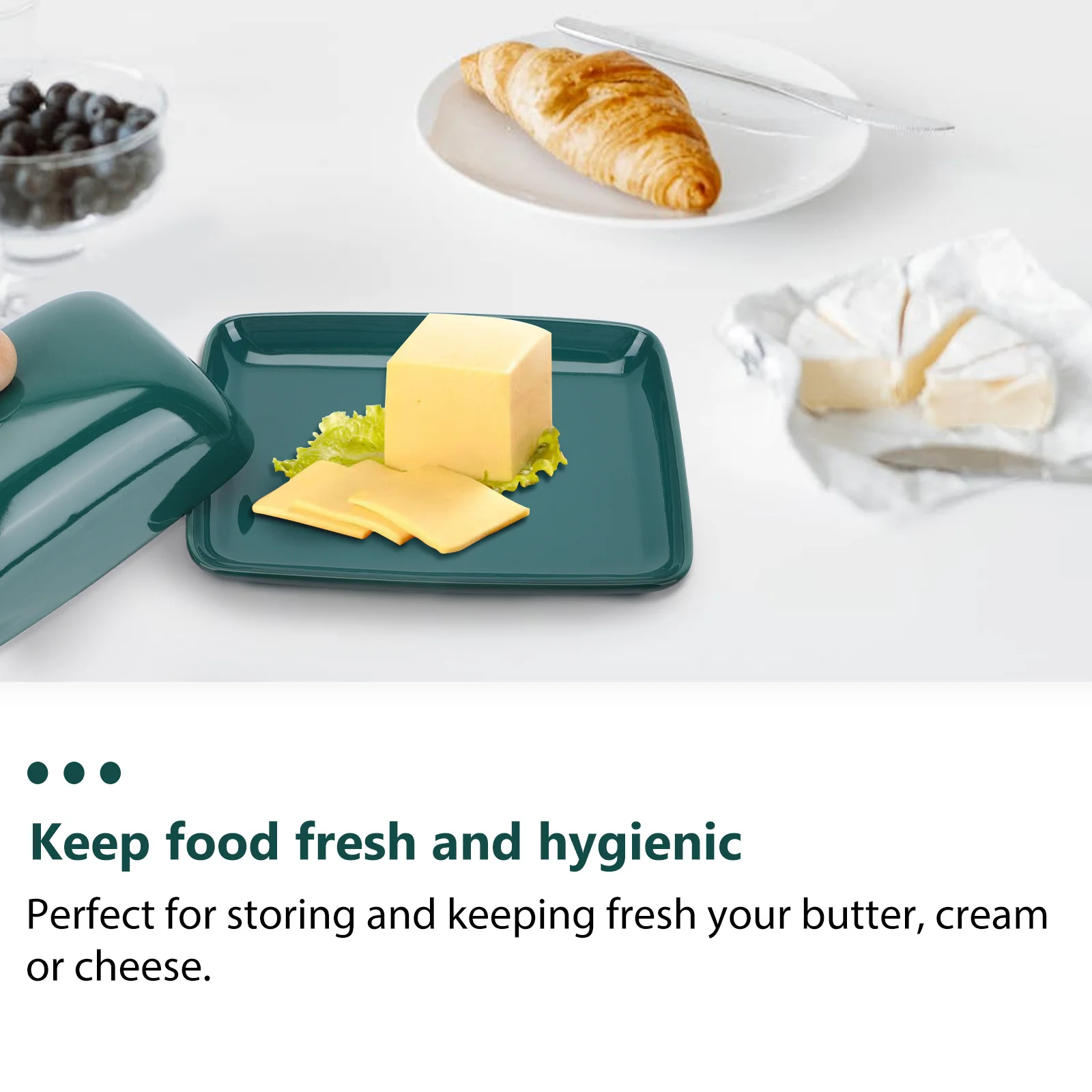 1 комплект керамического контейнера для масла с крышкой и резаком, элегантный дизайн для вечеринок, торжеств, повседневного питания, макарон, стейка, пиццы, салата
1 комплект керамического контейнера для масла с крышкой и резаком, элегантный дизайн для вечеринок, торжеств, повседневного питания, макарон, стейка, пиццы, салата