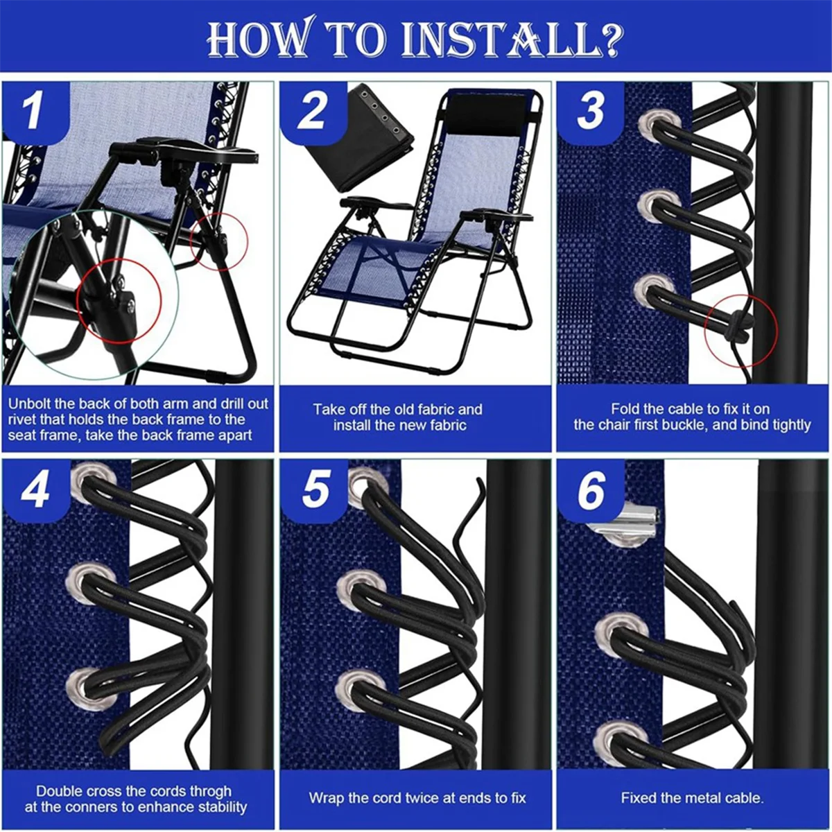 AT59 Сменная ткань для стула с 4 банджи-шнурами, тканевый сетчатый ремонтный комплект для кресла для патио, открытый газон, бассейн C
AT59 Сменная ткань для стула с 4 банджи-шнурами, тканевый сетчатый ремонтный комплект для кресла для патио, открытый газон, бассейн C