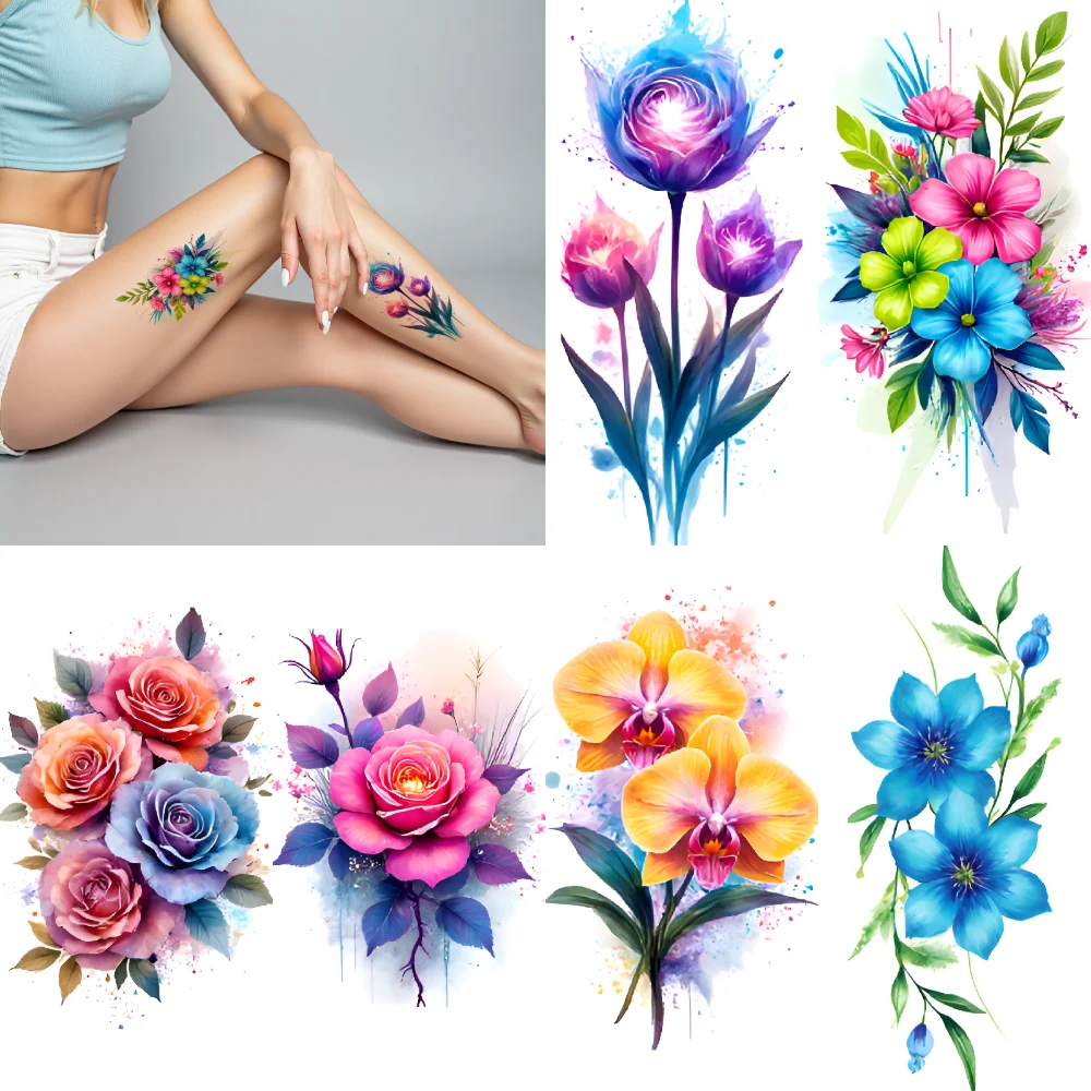12pcs Temporary Tattoo Floral Design Watercolor Flower Tattoos Temporary Tattoo Stickers For Chest Girls Arms
12pcs Temporary Tattoo Floral Design Watercolor Flower Tattoos Temporary Tattoo Stickers For Chest Girls Arms