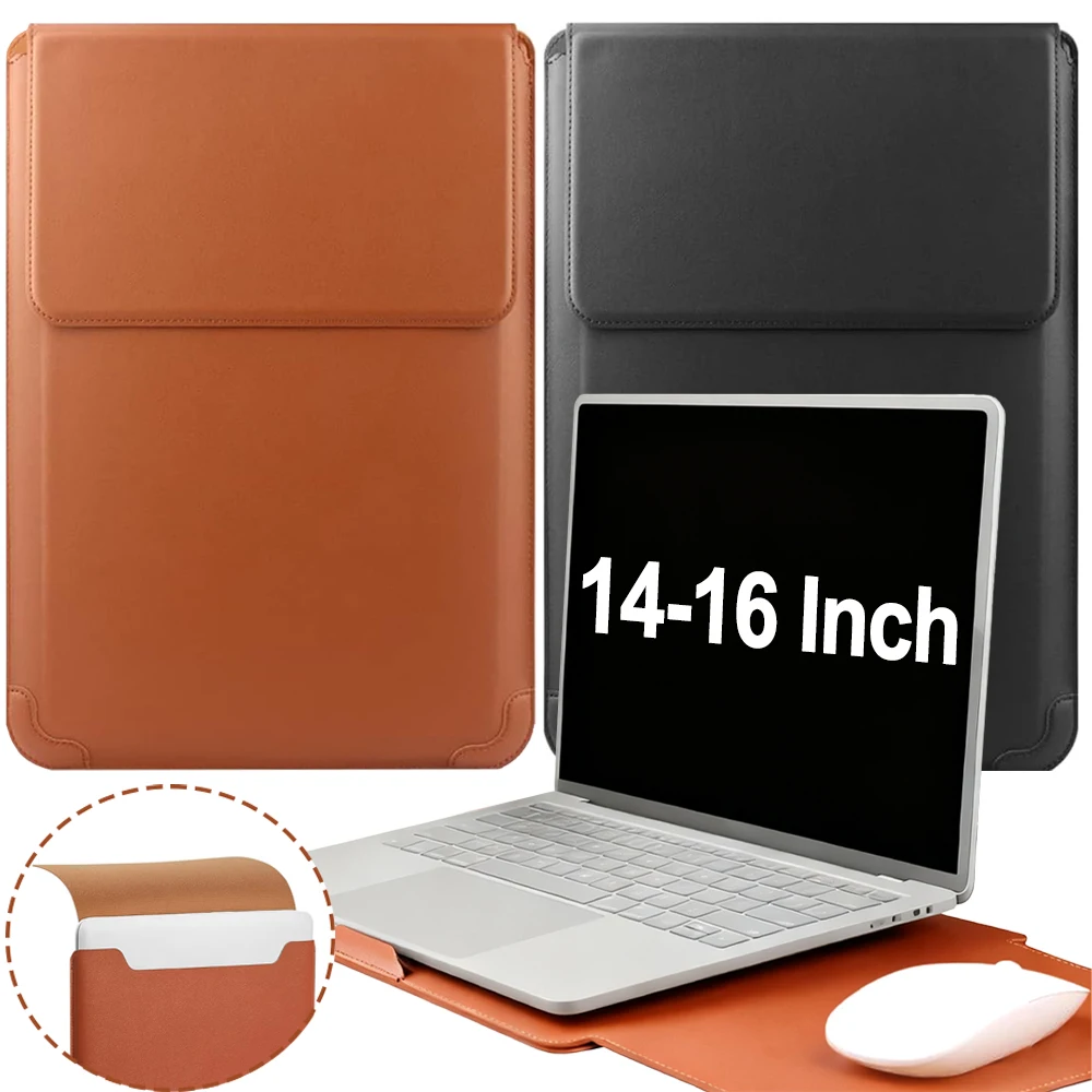 Luxury Laptop Sleeve Case Leather Bag Universal 14-16 Inch Computer Protective Padded Cases for MacBook Pro Air M4/M3/M2
Luxury Laptop Sleeve Case Leather Bag Universal 14-16 Inch Computer Protective Padded Cases for MacBook Pro Air M4/M3/M2