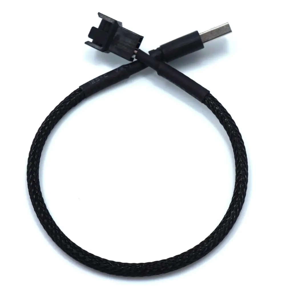 3Pc USB to Fan Adapter Cables Computer PC Fan Power Cable Connector Adapter Connect (Black)
3Pc USB to Fan Adapter Cables Computer PC Fan Power Cable Connector Adapter Connect (Black)