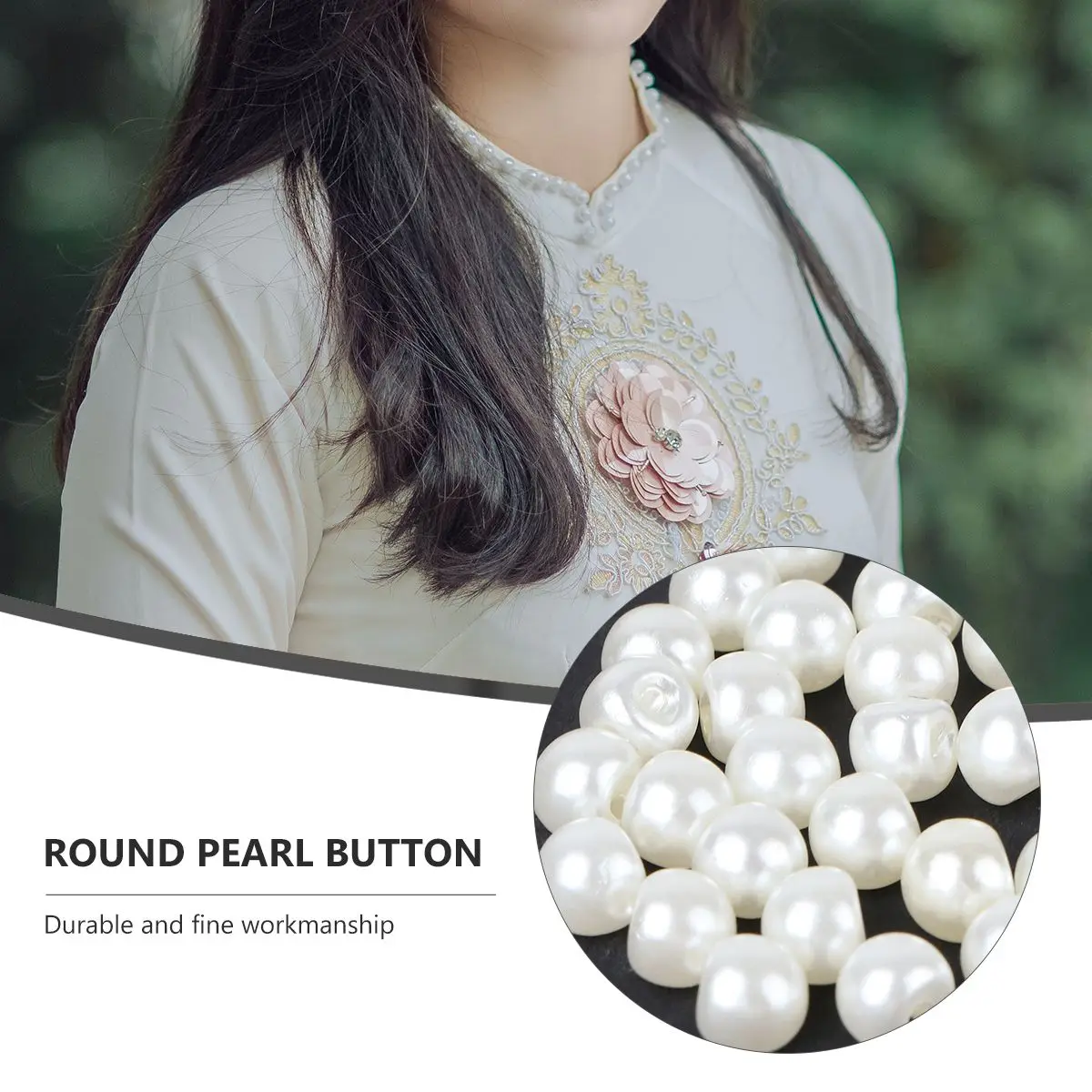 50 PCS Colorful Pearl Buttons Ring Delicate Buckle Colored Buckles Round Decorative Mother
50 PCS Colorful Pearl Buttons Ring Delicate Buckle Colored Buckles Round Decorative Mother