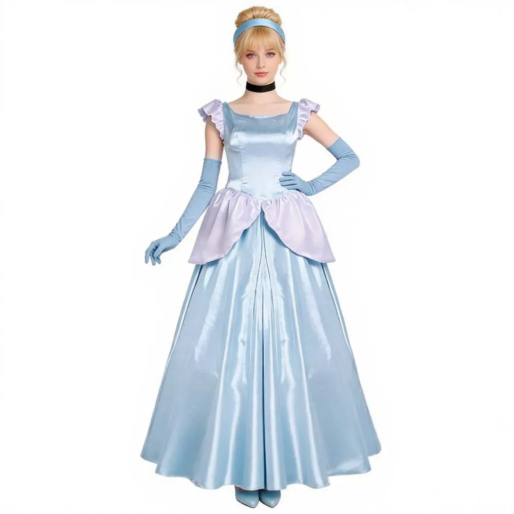Women Cinderella Costume Sexy Women Princess Snow White Fantasia Fancy Ball Gown Dress
Women Cinderella Costume Sexy Women Princess Snow White Fantasia Fancy Ball Gown Dress