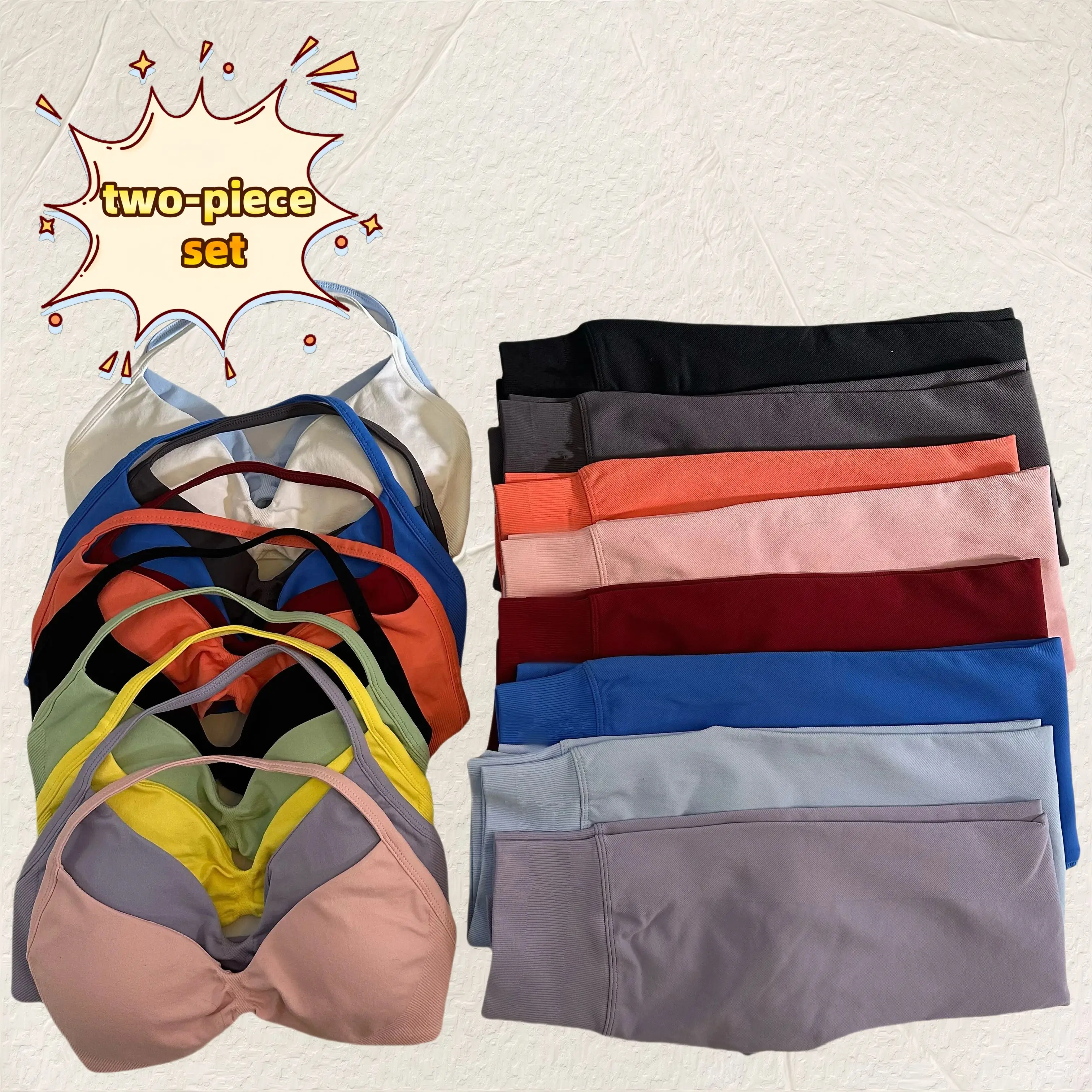 2025 Yoga 2-piece Women's Gym Summer Fashion Yoga Fitness Clothes Hip Pants Neck Band Bra Dopamine Color Scheme Pilates
2025 Yoga 2-piece Women's Gym Summer Fashion Yoga Fitness Clothes Hip Pants Neck Band Bra Dopamine Color Scheme Pilates