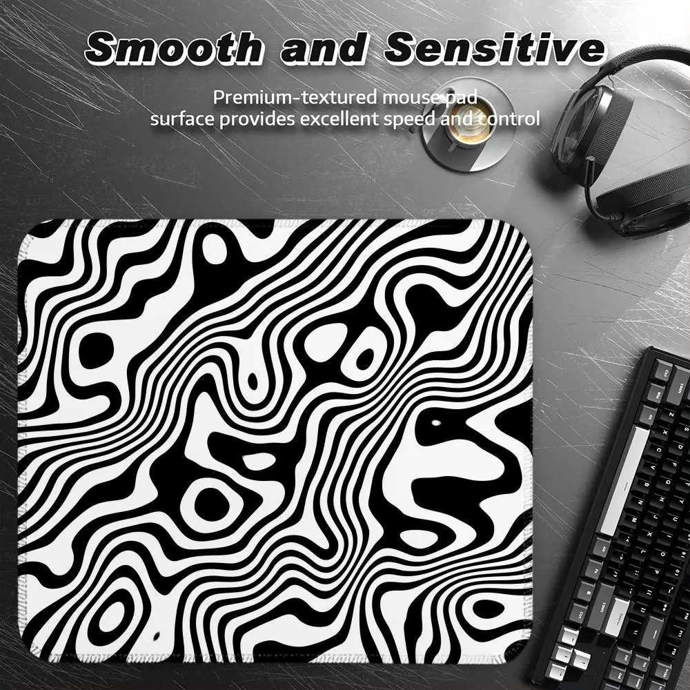 Black and white line Mouse Pad SKY Small Desk Pad Mouse Boy Gift for Play games Keyboard Wireless Desktop Computer Coasters
Black and white line Mouse Pad SKY Small Desk Pad Mouse Boy Gift for Play games Keyboard Wireless Desktop Computer Coasters