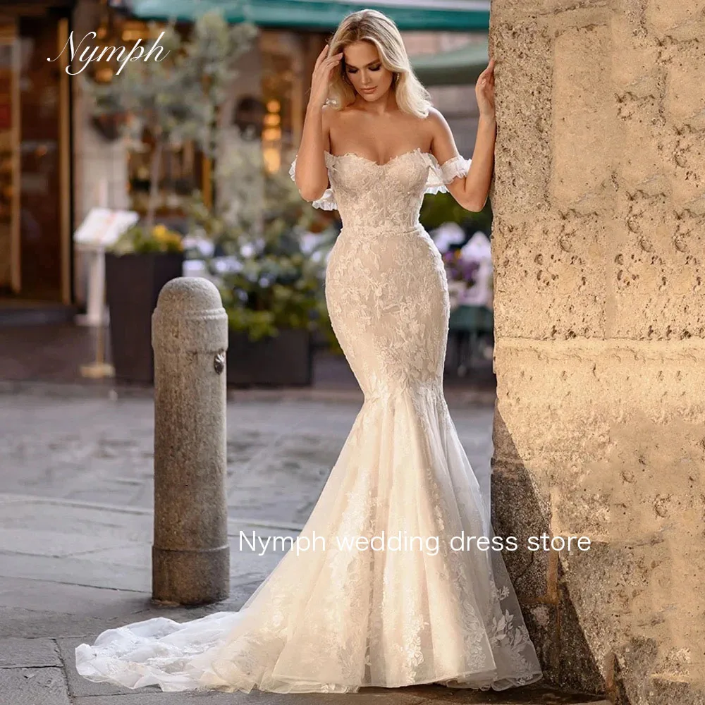 Customized Chic Lace Sweetheart Mermaid Wedding Dress Off Shoulder Trumpet Bride Gowns Beauty Appliques Lace Vestido De Noiva
Customized Chic Lace Sweetheart Mermaid Wedding Dress Off Shoulder Trumpet Bride Gowns Beauty Appliques Lace Vestido De Noiva