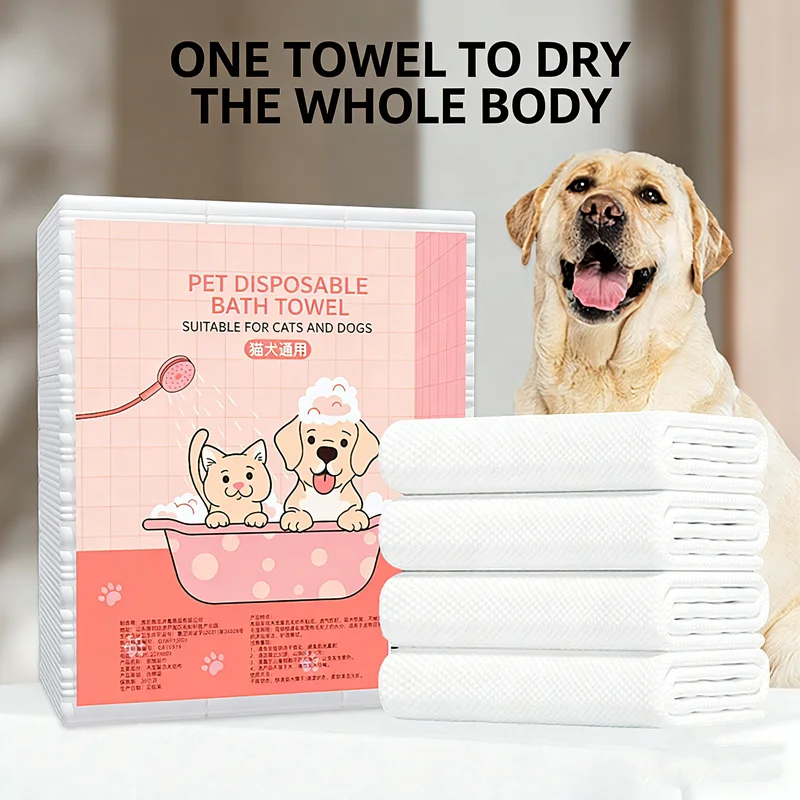 10pcs Disposable Pet Bath Towel Super Soft Absorbent Pet Health Care & Hygiene Towel Use for Grooming Bathing Cat/Dog Supplies
10pcs Disposable Pet Bath Towel Super Soft Absorbent Pet Health Care & Hygiene Towel Use for Grooming Bathing Cat/Dog Supplies