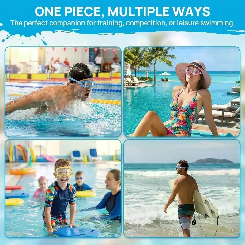 Big Frame Leakproof Kids Swimming Goggles Anti Fog UV Protection for Summer Pool Training Lessons
Big Frame Leakproof Kids Swimming Goggles Anti Fog UV Protection for Summer Pool Training Lessons