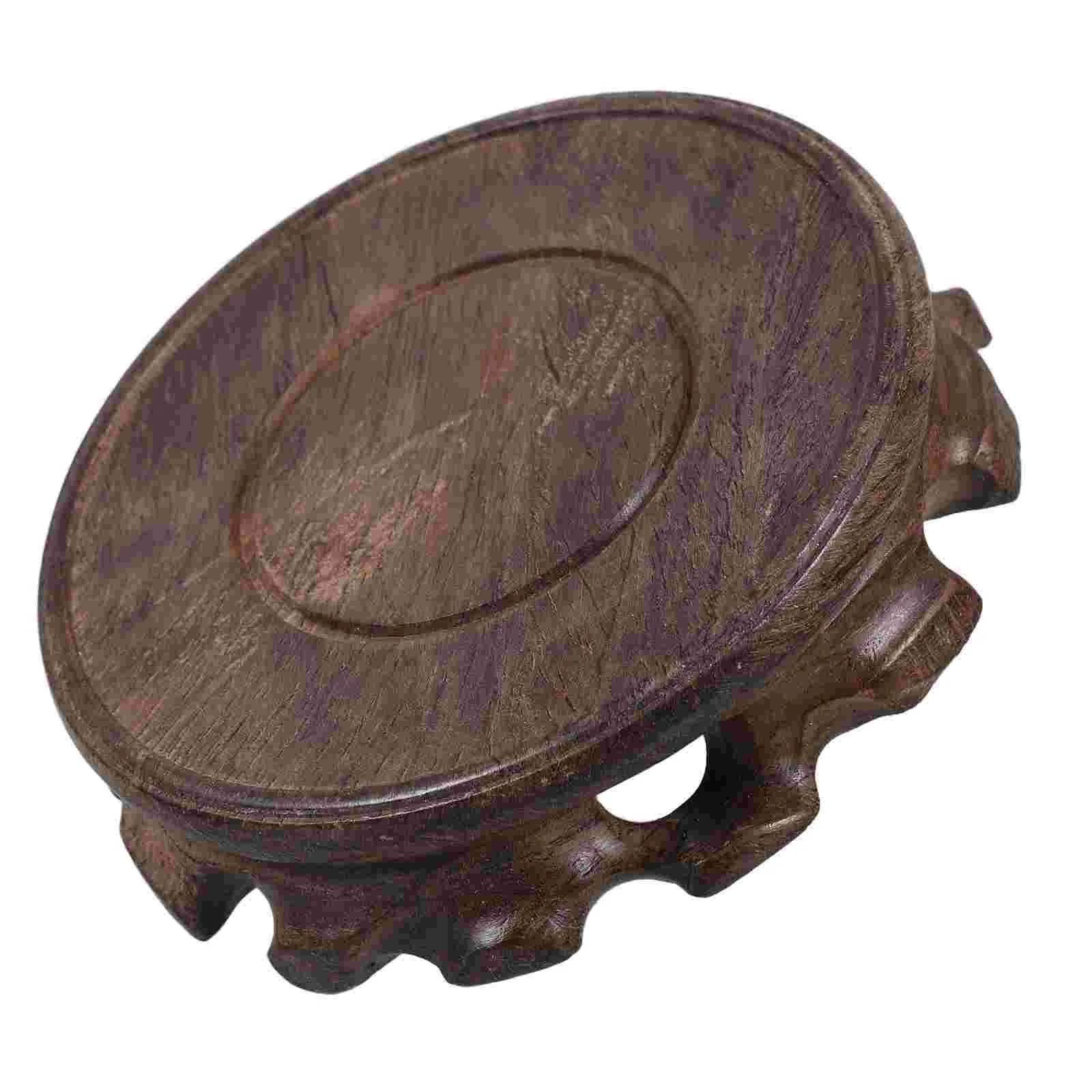Wooden Flower Pot Base Round Bonsai Stand Vase Tea Cup Display Simple Design Stable Foundation iental Plant Tray
Wooden Flower Pot Base Round Bonsai Stand Vase Tea Cup Display Simple Design Stable Foundation iental Plant Tray