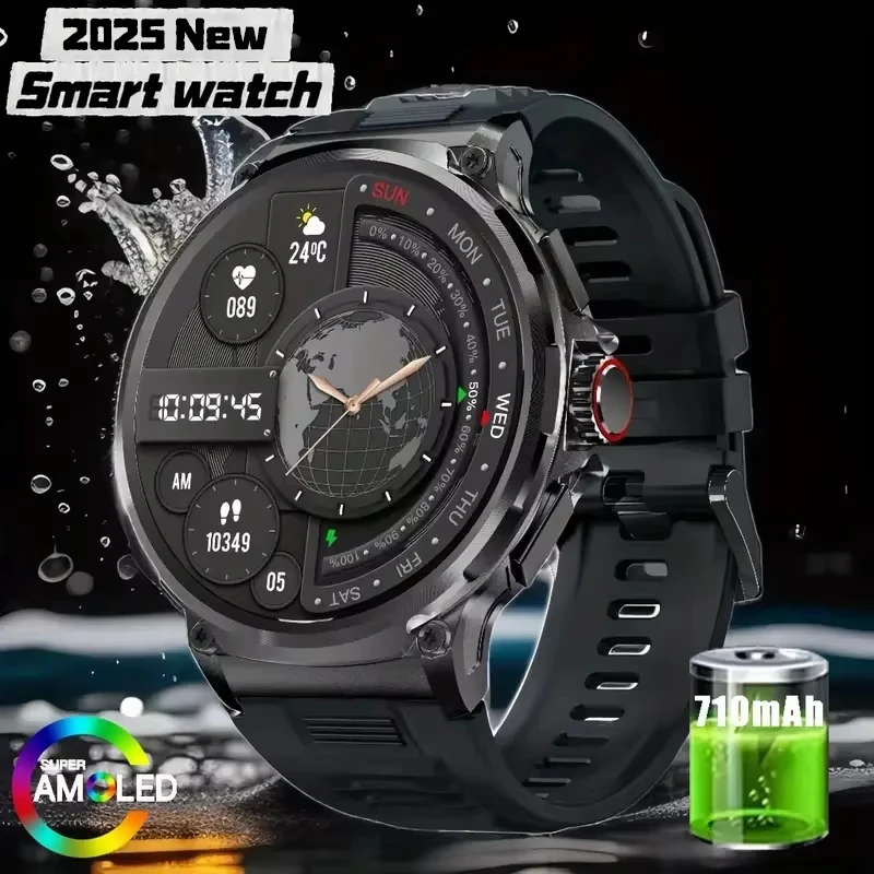 2026 New 710 mAh V69 1.85-inch Ultra HD 360*360 AMOLED Smart Watch Men GPS Bluetooth Call 100+ Sport Fitness IP68 smartwatch
2026 New 710 mAh V69 1.85-inch Ultra HD 360*360 AMOLED Smart Watch Men GPS Bluetooth Call 100+ Sport Fitness IP68 smartwatch