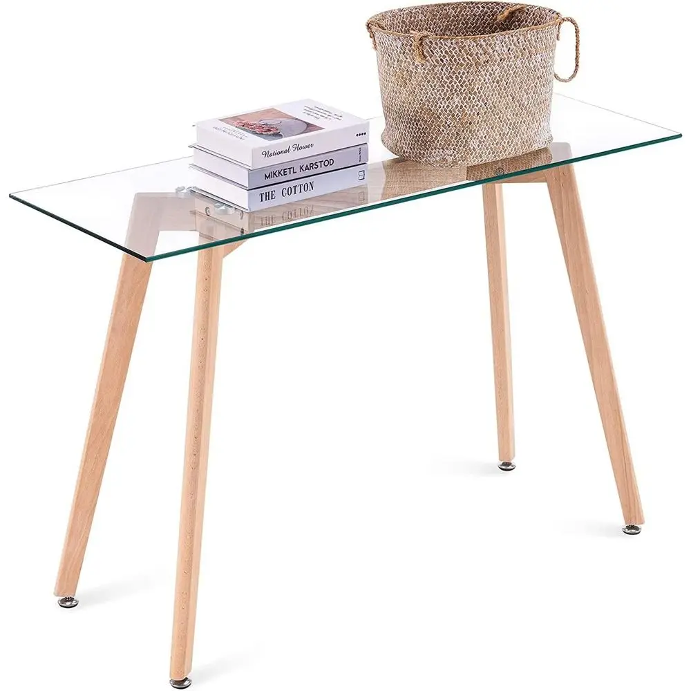 43 Modern Rectangular Wooden Desk, Suitable for Dining, Living Room, Office, Kitchen
43 Modern Rectangular Wooden Desk, Suitable for Dining, Living Room, Office, Kitchen