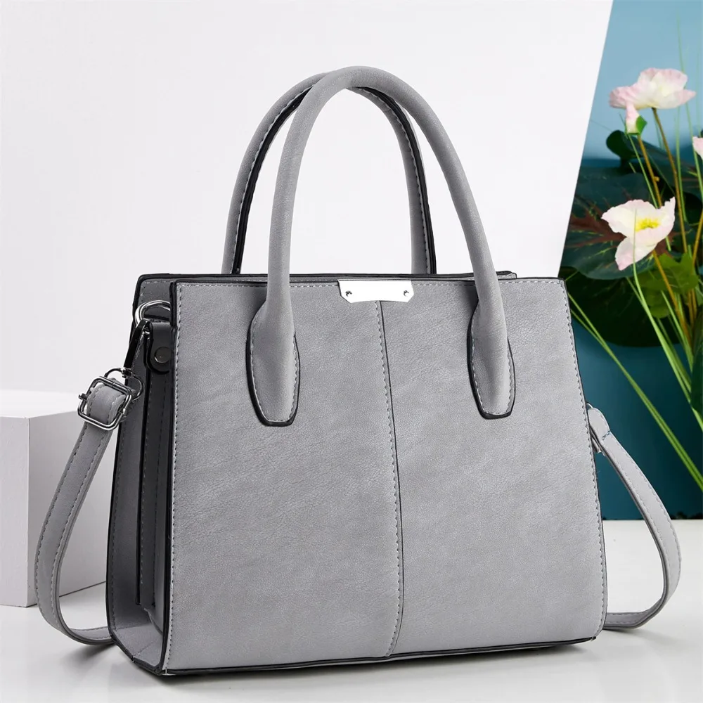 Fashion PU Women's Bag Simple Texture High-end Tote Bag Large Capacity Vintage Single Shoulder Bag Women
Fashion PU Women's Bag Simple Texture High-end Tote Bag Large Capacity Vintage Single Shoulder Bag Women