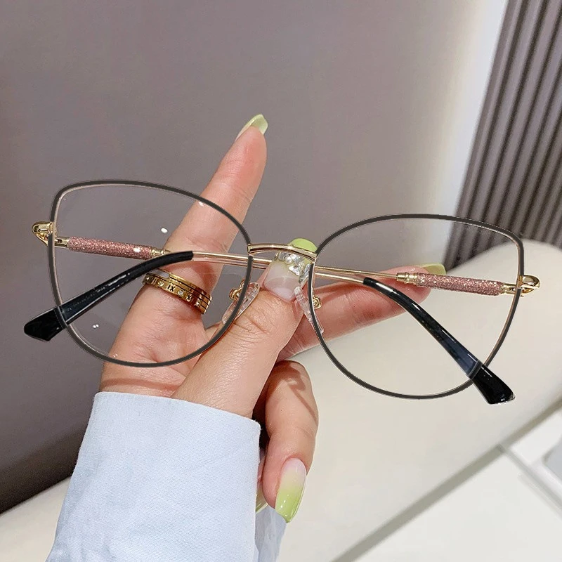 New Fashion Brand Design Cat Eye Photochromism Prescription Reading Glasses Women Anti Blue Light Frame Clear Hyperopia Eyewear
New Fashion Brand Design Cat Eye Photochromism Prescription Reading Glasses Women Anti Blue Light Frame Clear Hyperopia Eyewear