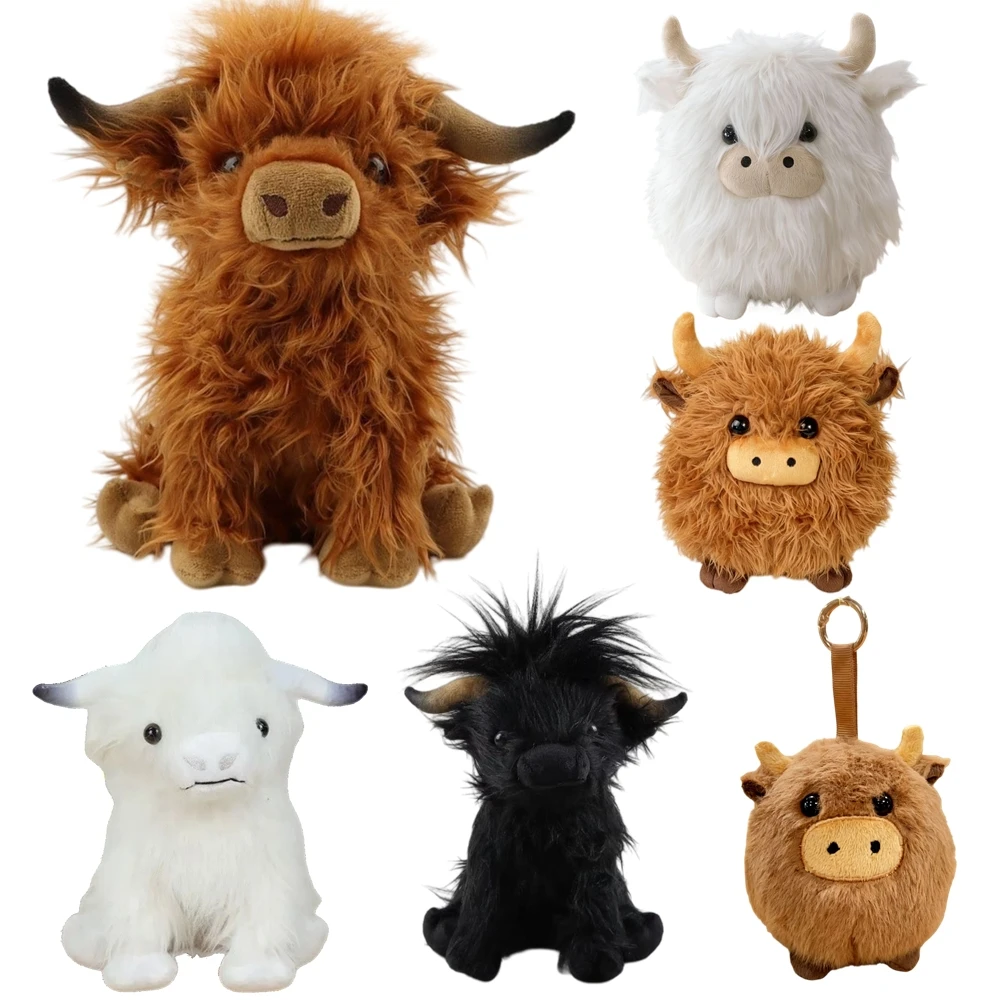 Highland Cow Plush Toy Funny Joy Realistic Stuffed Animal with Long Fluffy Hair Soft Cuddly for Children Boys Gift
Highland Cow Plush Toy Funny Joy Realistic Stuffed Animal with Long Fluffy Hair Soft Cuddly for Children Boys Gift