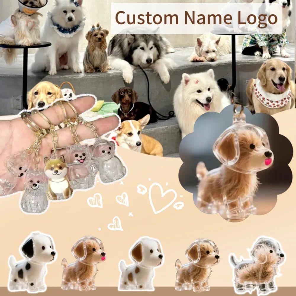 Creative Transparent Dog Hair Storage Cute Keychain Car Bag Pendant Keyring Jewelry Souvenir Collection Decoration Pet Gift
Creative Transparent Dog Hair Storage Cute Keychain Car Bag Pendant Keyring Jewelry Souvenir Collection Decoration Pet Gift