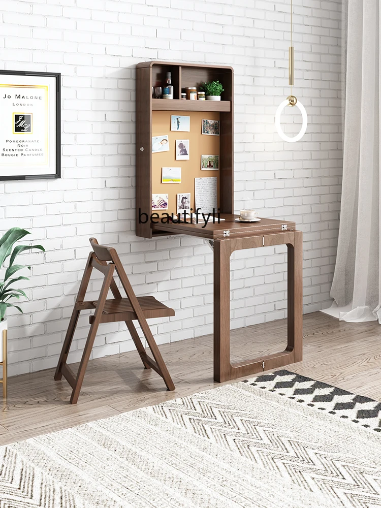 zqLight Luxury Wall-Mounted Foldable Dining Tables and Chairs Set Small Apartment Living Room Dining Table Rectangular
zqLight Luxury Wall-Mounted Foldable Dining Tables and Chairs Set Small Apartment Living Room Dining Table Rectangular