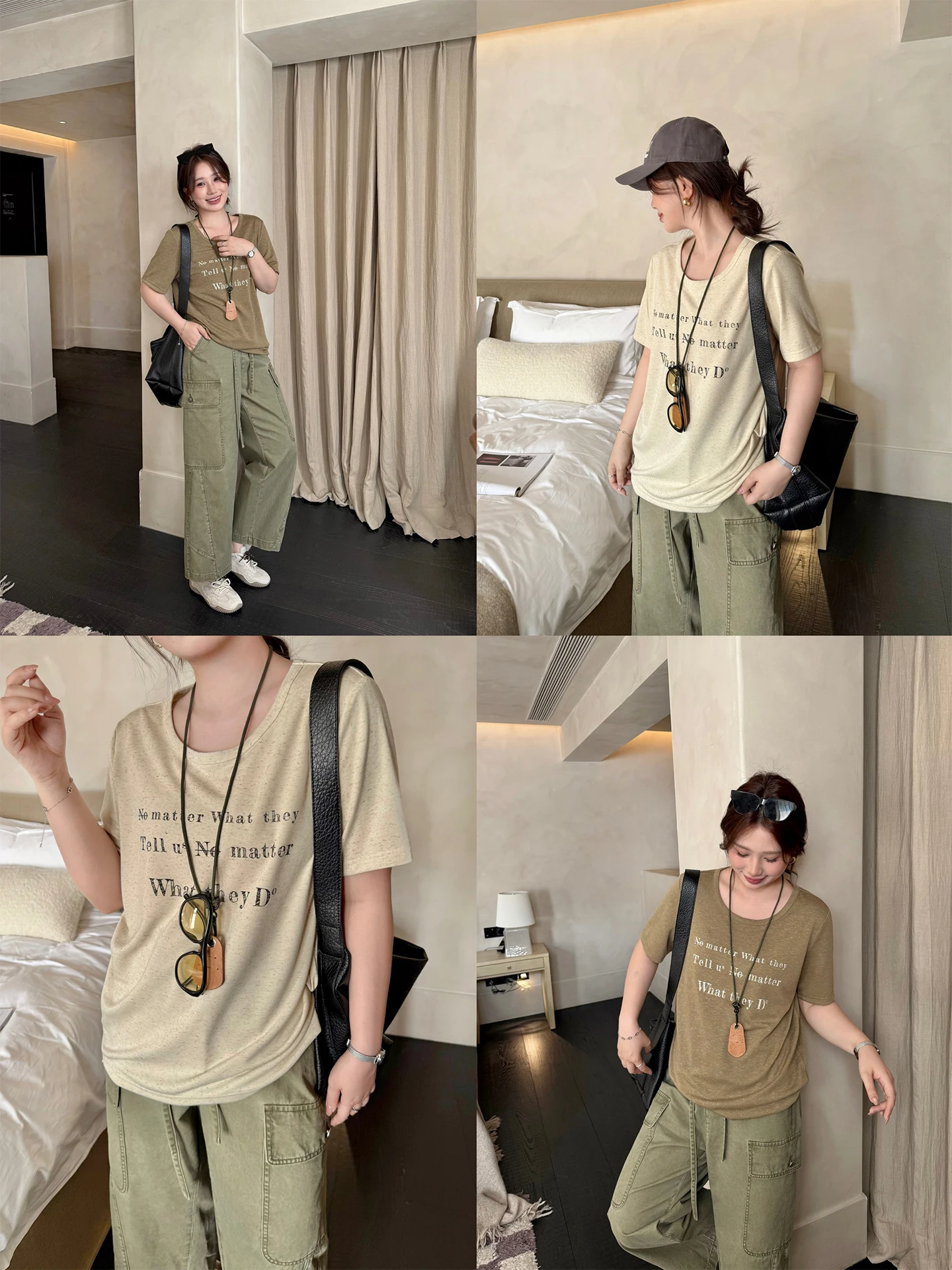 plus Size Women's T-Shirt Short Sleeve Mixed Fiber Letter Print Casual Loose Fit Summer Top for Plump Sister Breathable
plus Size Women's T-Shirt Short Sleeve Mixed Fiber Letter Print Casual Loose Fit Summer Top for Plump Sister Breathable