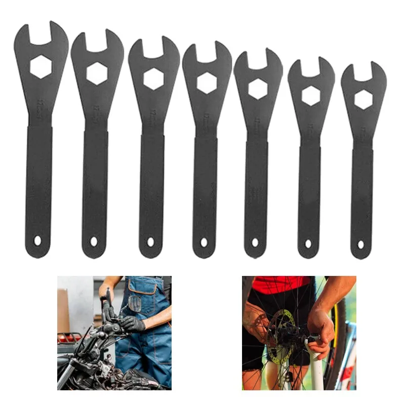 7Pcs/Set Bicycle Repair Wrench Bike Head Open Hub Cone Wheel Axle Pedal 13-19mm Spanner Thickness 2mm Bicycle Tool Accessories
7Pcs/Set Bicycle Repair Wrench Bike Head Open Hub Cone Wheel Axle Pedal 13-19mm Spanner Thickness 2mm Bicycle Tool Accessories