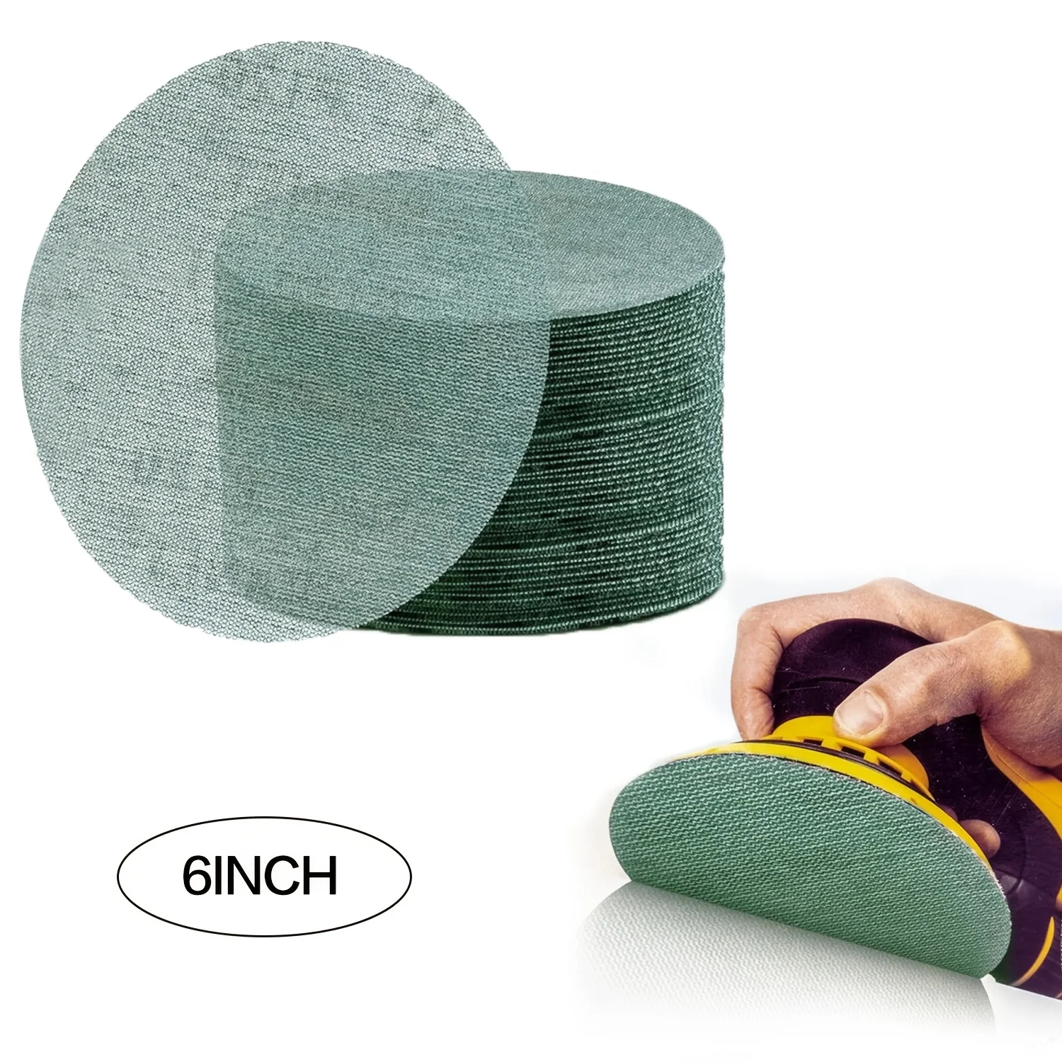 10pcs 6 Inch Mesh Sanding Discs Abrasive Dustless Sandpaper for Woodworking Hook and Loop
10pcs 6 Inch Mesh Sanding Discs Abrasive Dustless Sandpaper for Woodworking Hook and Loop