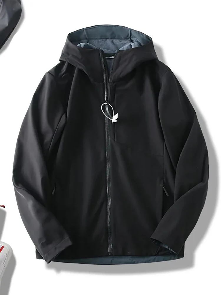 Men's Casual Outdoor Windproof Waterproof Fce Lined Soft ell Jaet Coat Warmth Functional Sports ell Outerwear
Men's Casual Outdoor Windproof Waterproof Fce Lined Soft ell Jaet Coat Warmth Functional Sports ell Outerwear