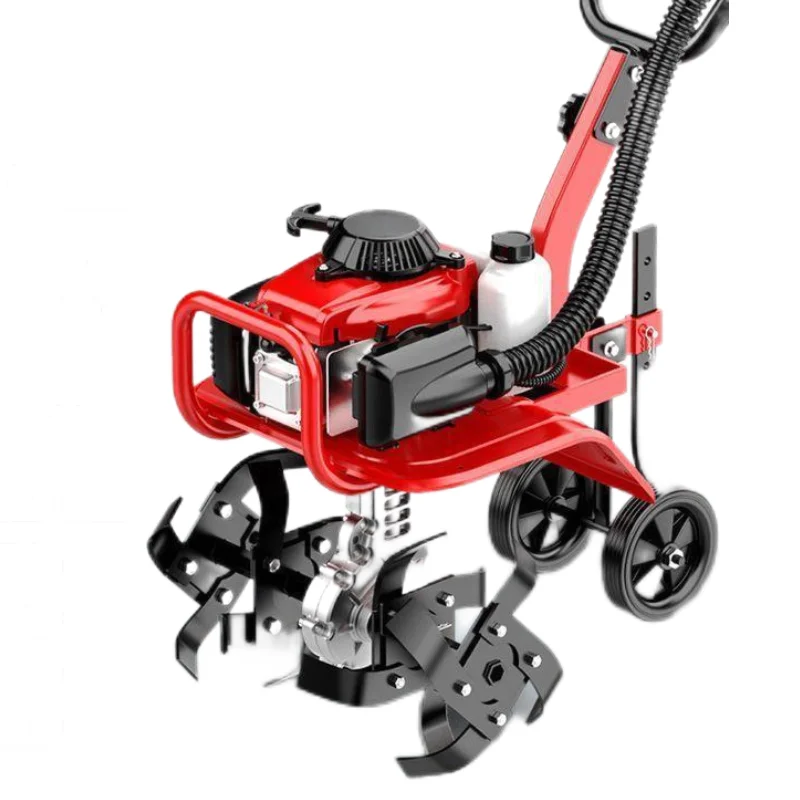The powerful multi-functional micro rotary walks behind the garden tiller
The powerful multi-functional micro rotary walks behind the garden tiller