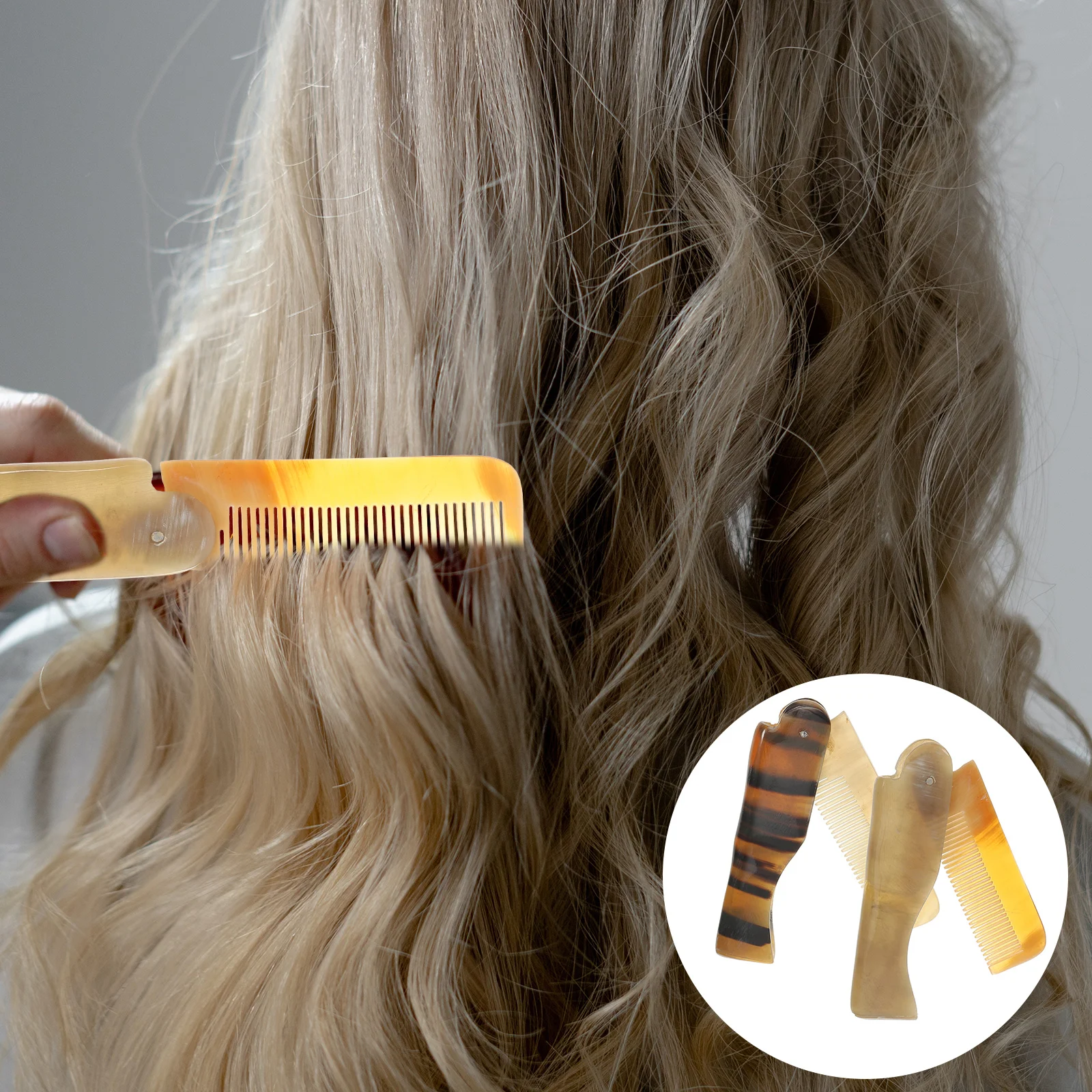 2Pcs Ox Horn Comb Foldable Hair Comb Portable Pocket Comb Health Massage Comb Styling Comb Hair Accessories
2Pcs Ox Horn Comb Foldable Hair Comb Portable Pocket Comb Health Massage Comb Styling Comb Hair Accessories