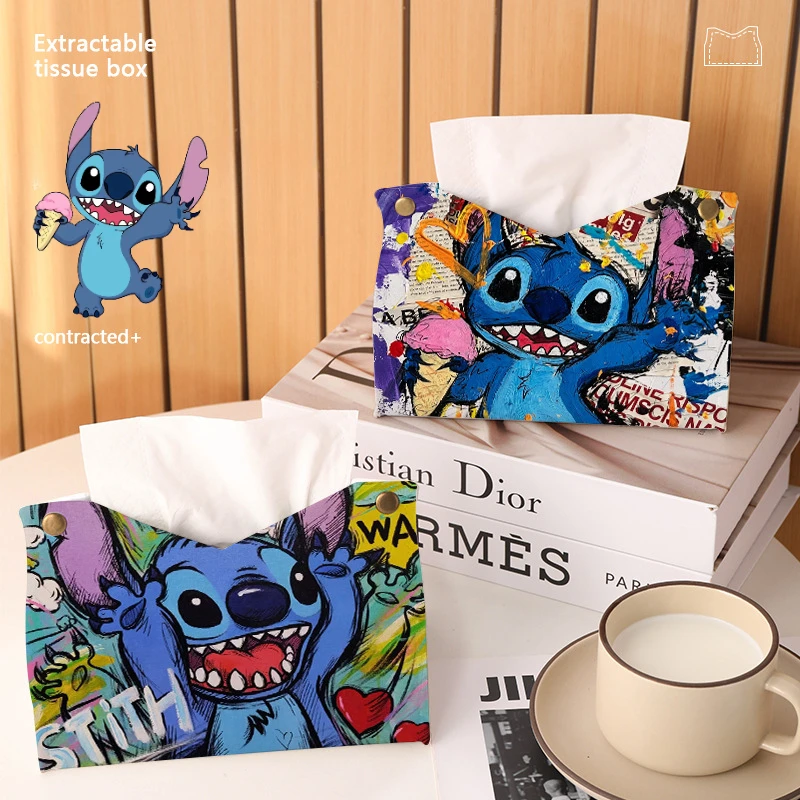 New Graffiti Stitch Tissue Box Anime Figure Kawaii Home Living Room Car Paper Box Creative Napkin Storage Decoration Friend Gift
New Graffiti Stitch Tissue Box Anime Figure Kawaii Home Living Room Car Paper Box Creative Napkin Storage Decoration Friend Gift