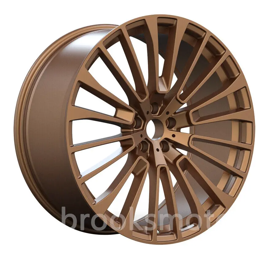 21" NEW MULT SPOKE STYLE BRONZE WHEELS RIMS FITS 2019+ BMW G07 X7 5X112 21X9.5
21" NEW MULT SPOKE STYLE BRONZE WHEELS RIMS FITS 2019+ BMW G07 X7 5X112 21X9.5
