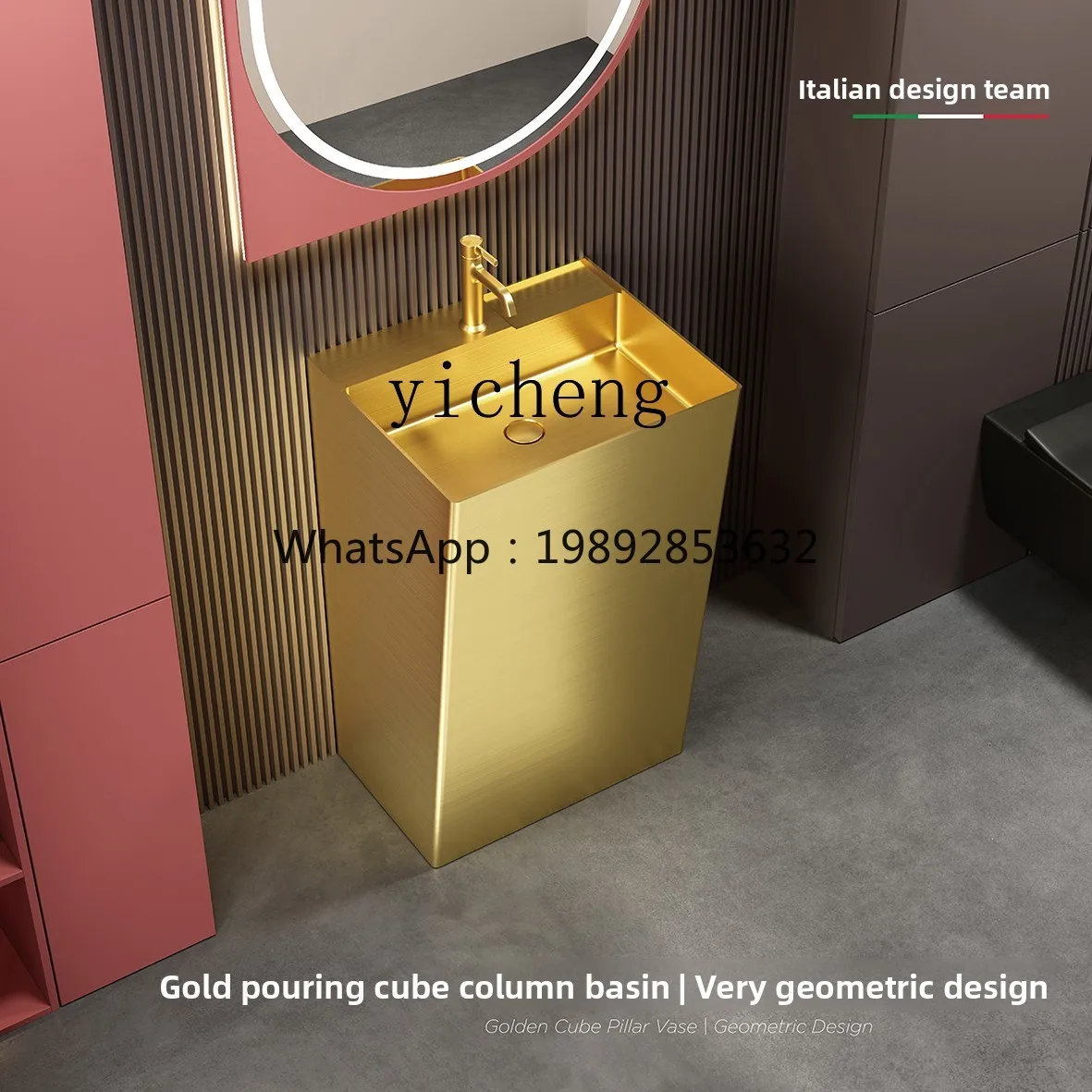M3-20 stainless steel column basin high-end art design household integrated cabinet
M3-20 stainless steel column basin high-end art design household integrated cabinet