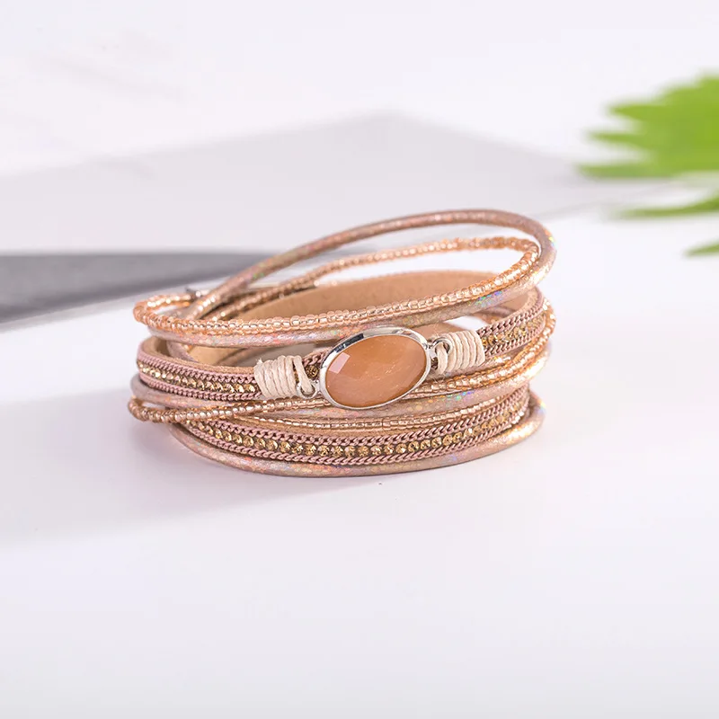 pink leather bracelet for Women Elegant Crystal Heart Geometric Cross Braided Cuff Bangle Bracelet Jewelry Gifts
pink leather bracelet for Women Elegant Crystal Heart Geometric Cross Braided Cuff Bangle Bracelet Jewelry Gifts