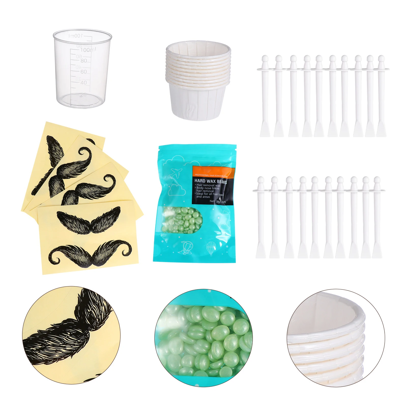 1 set Nose Wax Stick Set For Eyebrow Nose Hair Removal Smooth Plastic Applicators Spatula Rod Tools With Pouch Stencils Cups 
1 set Nose Wax Stick Set For Eyebrow Nose Hair Removal Smooth Plastic Applicators Spatula Rod Tools With Pouch Stencils Cups