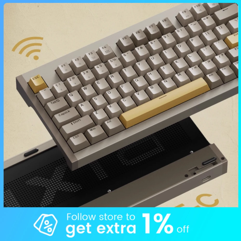 SKN Pixiu 96Ultra Беспроводная механическая клавиатура Трехрежимная двойная 8K алюминиевый сплав Прокладка для клавиатуры для киберспорта Бездонный корпус на заказ
SKN Pixiu 96Ultra Беспроводная механическая клавиатура Трехрежимная двойная 8K алюминиевый сплав Прокладка для клавиатуры для киберспорта Бездонный корпус на заказ