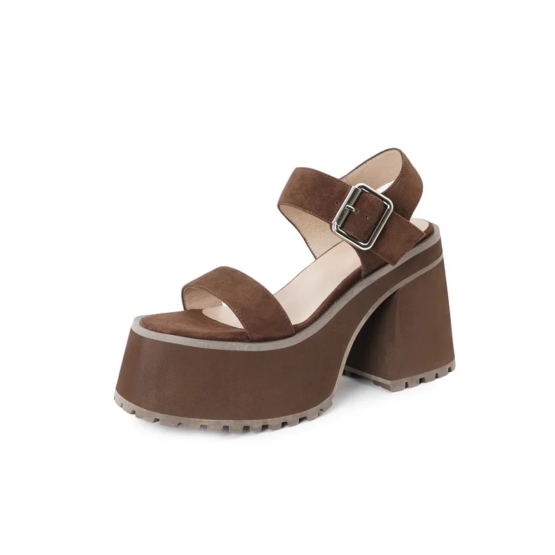 Platform Sandals Block Heel Woman Shoes Genuine Leather Simple Sandals Fashion Women‘s Summer Shoes Open Toe Buckle Footwear
Platform Sandals Block Heel Woman Shoes Genuine Leather Simple Sandals Fashion Women‘s Summer Shoes Open Toe Buckle Footwear