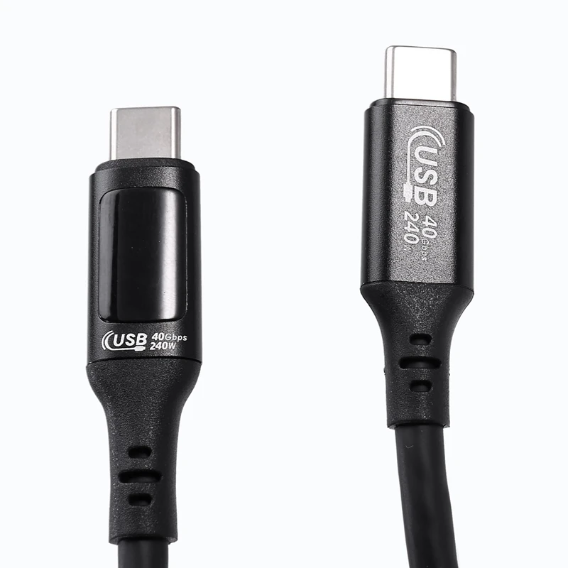 A73T USB4 40Gbps PD240W USB C To USB C Data Cable USB-C To Type-C Cable Digital Display Data Cable
A73T USB4 40Gbps PD240W USB C To USB C Data Cable USB-C To Type-C Cable Digital Display Data Cable