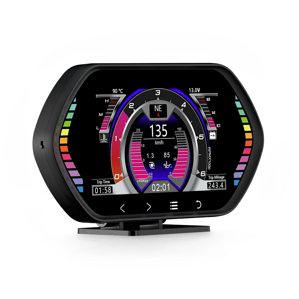 OBD2 + GPS HUD Проекционный дисплей Цифровой одометр Автомобильный монитор Автомобильный HUD Датчик охранной сигнализации Smart F12 для всех автомобилей Автоматический дисплей
OBD2 + GPS HUD Проекционный дисплей Цифровой одометр Автомобильный монитор Автомобильный HUD Датчик охранной сигнализации Smart F12 для всех автомобилей Автоматический дисплей